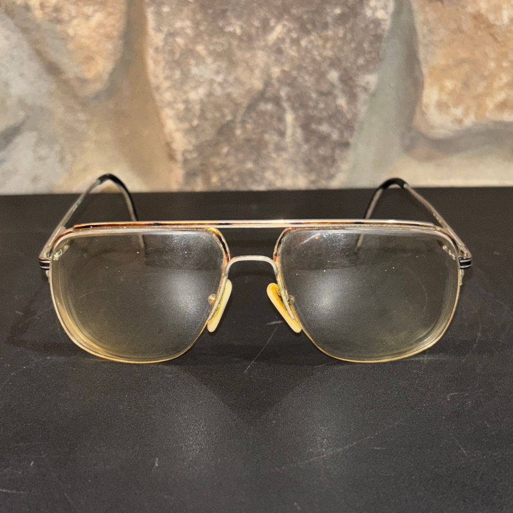 Vintage 1980s Ferrari eyeglasses.